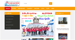 Desktop Screenshot of dulichalotour.com